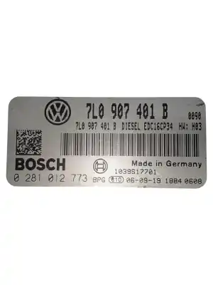 Автозапчасти б/у блок управления двигателем за volkswagen touareg (7la) 3.0 v6 tdi dpf ссылки oem iam 7l0907401b