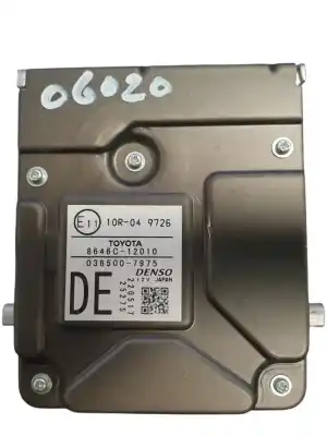 Second-hand car spare part camera for toyota corolla (e21) hybrid style 140 cv / 103 kw oem iam references 8646c12010  