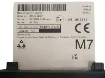 Second-hand car spare part multifunction display for toyota corolla (e21) hybrid active oem iam references 8614002d41  