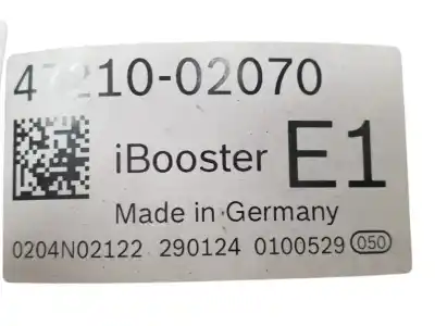 Peça sobressalente para automóvel em segunda mão servo freio por toyota corolla (e21) hybrid active referências oem iam 4721002070  