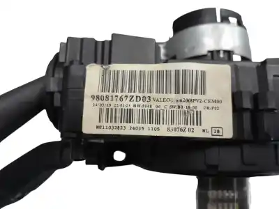 Second-hand car spare part multifunction switch for peugeot 208 style oem iam references 98081767zd  