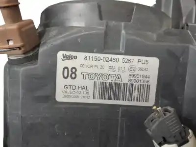 Pezzo di ricambio per auto di seconda mano faro anteriore sinistro per toyota auris active riferimenti oem iam 8115002460
