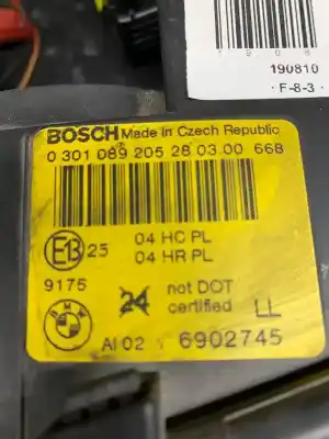 Second-hand car spare part left headlight for bmw 3 touring (e46) 2.8i oem iam references 63127165769  