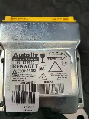 Second-hand car spare part airbag control unit for renault laguna ii (bg0) 2.0 16v ide oem iam references 8200138952  