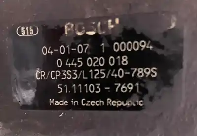 Pièce détachée automobile d'occasion pompe à injection pour man tga 18.460 fllrs, flls, flrs, fls, fls-ts - 1006743  références oem iam 51111037740  