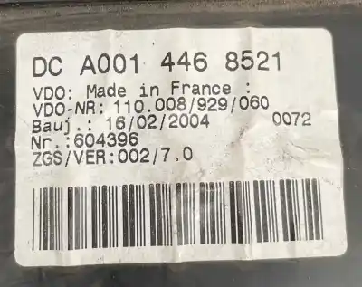 Peça sobressalente para automóvel em segunda mão quadrante por mercedes-benz sprinter 616 referências oem iam 0014468521  