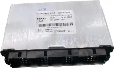 Second-hand car spare part ecu engine control for man man tgl 12.240 fc, frc, flc, flrc 2005- 240cv 6871cc 1008096 oem iam references 81258057055 81258057055 81258057066