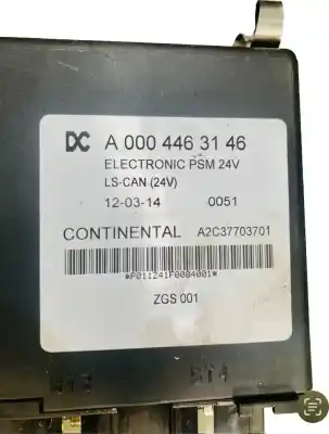 Pièce détachée automobile d'occasion calculateur moteur ecu pour mercedes-benz mercedes-benz actros mp2 / mp3 1843  références oem iam a0004463146 0004463146  