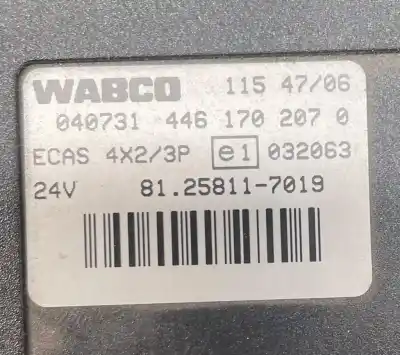 Second-hand car spare part ecu engine control for man man tgl 12.240 fc, frc, flc, flrc 2005- 240cv 6871cc 1008096  oem iam references 81258117019 81258117025  