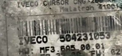 Second-hand car spare part ecu engine control for iveco stralis  oem iam references 504231053  