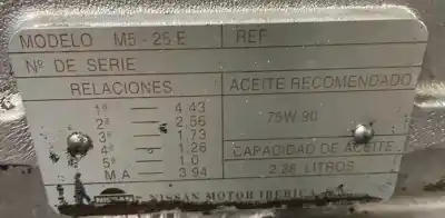 Автозапчасти б/у коробка передач за nissan cabstar e 120.35 125.35 -1006898 ссылки oem iam 320109x451 32010-9x451 m525e  