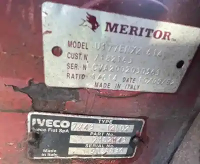 Pezzo di ricambio per auto di seconda mano differenziale posteriore per iveco eurotech  riferimenti oem iam 7182143  