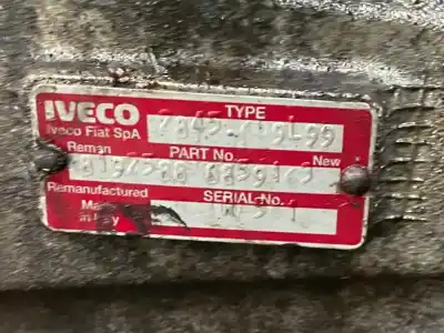Peça sobressalente para automóvel em segunda mão caixa de velocidade explodida por iveco iveco iveco referências oem iam 8859163  