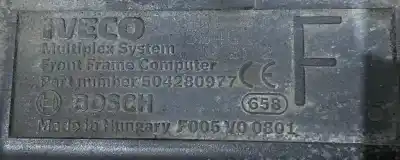 Second-hand car spare part ecu engine control for iveco eurotech  oem iam references 504280977  