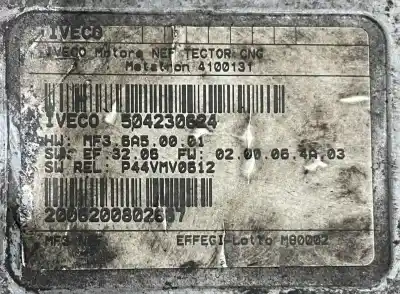 Second-hand car spare part ecu engine control for iveco eurotech  oem iam references 504230624  