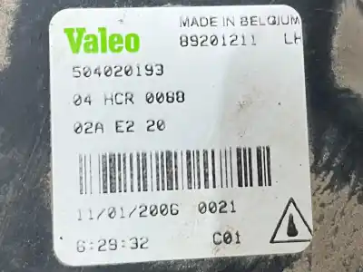 Second-hand car spare part left headlight for iveco iveco iveco oem iam references 504020193  