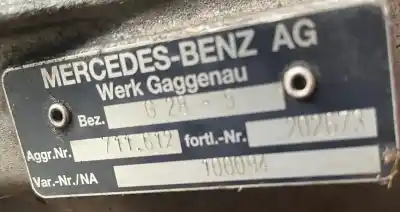 Pièce détachée automobile d'occasion boîte de vitesses pour mercedes mercedes benz mercedes benz références oem iam 711612 9022610601 g285  