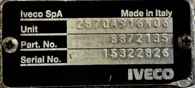 Pezzo di ricambio per auto di seconda mano riduttore per iveco iveco iveco riferimenti oem iam 8872135  