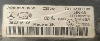 Pièce détachée automobile d'occasion pièces diverses pour mercedes mercedes benz mercedes benz références oem iam a9608200956 9608200956  