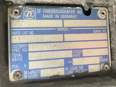 Pezzo di ricambio per auto di seconda mano riduttore per iveco iveco iveco riferimenti oem iam 41299131 1353031009  