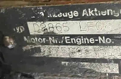 Автозапчастина б/у двигун комплект для man man man посилання на oem iam d2865lf06  