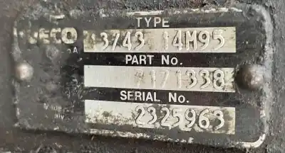 Pezzo di ricambio per auto di seconda mano differenziale posteriore + ponte per iveco eurocargo  riferimenti oem iam 7171338  