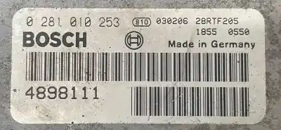 Peça sobressalente para automóvel em segunda mão centralina de motor uce por iveco iveco iveco referências oem iam 4898111 0281010253  