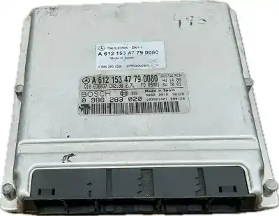 Pièce détachée automobile d'occasion calculateur moteur ecu pour mercedes mercedes benz mercedes benz références oem iam a6121534779 61215347790080 0986283020