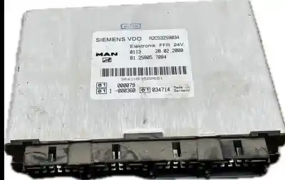 Second-hand car spare part ecu engine control for man tgx 18.480 fhls fhls/m - 1009237 oem iam references 81258057084
