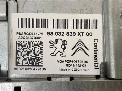 İkinci el araba yedek parçası çok fonksiyonlu ekran için citroen jumpy 1.9 turbodiesel (dhx. d8b / xud9te) oem iam referansları 98032839  