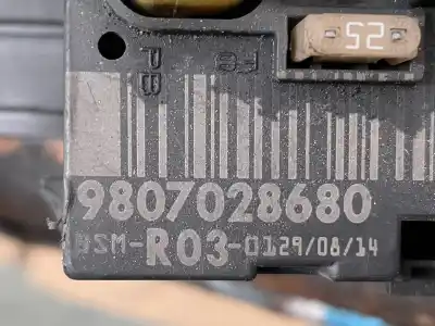 Pezzo di ricambio per auto di seconda mano scatola relè/fusibili per citroen jumpy 1.9 turbodiesel (dhx. d8b / xud9te) riferimenti oem iam 9807028680  