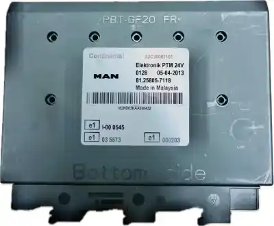 Second-hand car spare part ecu engine control for man tgx oem iam references 81258057118