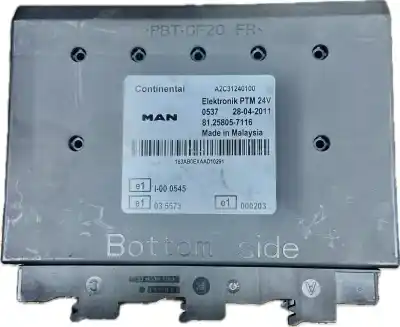 Second-hand car spare part ecu engine control for man tgx 18.480 fhls fhls/m - 1009237 oem iam references 81258057116