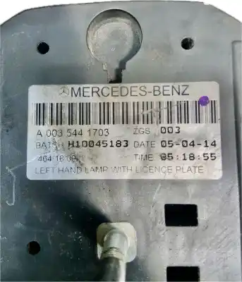 Pièce détachée automobile d'occasion feu arrière gauche pour mercedes mercedes benz mercedes benz références oem iam a0035441703  