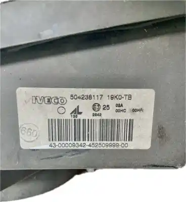 Second-hand car spare part left headlight for iveco iveco iveco oem iam references 504238117  