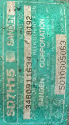 Second-hand car spare part air conditioning compressor for renault renault renault oem iam references 5010605063  