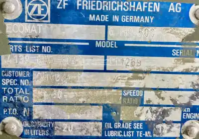 Second-hand car spare part gearbox for iveco iveco iveco oem iam references 4139005704  