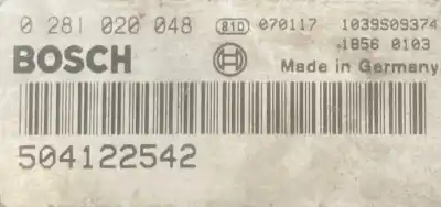 Tweedehands auto-onderdeel ecu motorcontroller voor iveco iveco iveco oem iam-referenties 504122542 2996409  