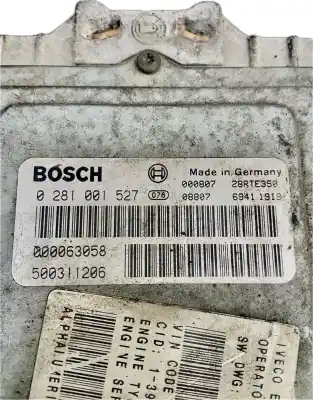 Second-hand car spare part ecu engine control for iveco iveco iveco oem iam references 500311206 0281001527  