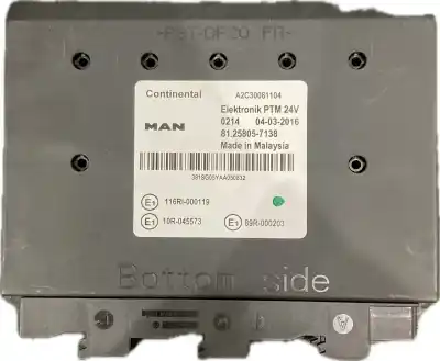Second-hand car spare part ecu engine control for man tgx fls fls/m flrs oem iam references 81258057138  