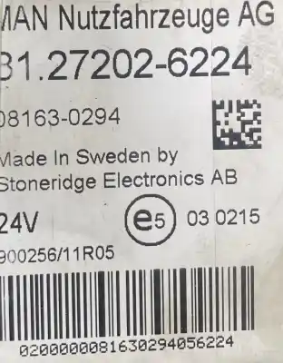 Peça sobressalente para automóvel em segunda mão quadrante por man tgx  referências oem iam 81272026224  