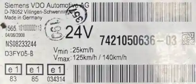 Peça sobressalente para automóvel em segunda mão quadrante por renault premium distribution 7.2 diesel referências oem iam 7422770833 7421050636  