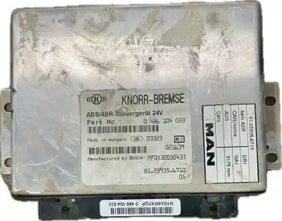 Pezzo di ricambio per auto di seconda mano CENTRALINA MOTORE per MAN MAN M 2000 L 18.285 LAC, LARC (LE280B) 1999- 280CV 6871CC 1007385  Riferimenti OEM IAM 0486104033 81259356710  