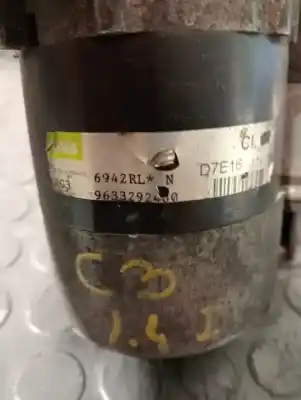 Peça sobressalente para automóvel em segunda mão motor de arranque por citroen c3 1.4 hdi 16v sx plus referências oem iam 9633292480  