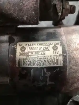 Second-hand car spare part STARTER MOTOR for JEEP CHEROKEE  OEM IAM references M000T91081ZC  