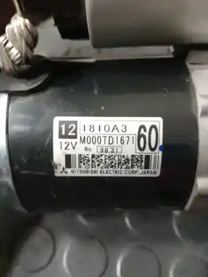 Second-hand car spare part starter motor for mitsubishi eclipse cross (gk0w) 4b40 oem iam references m000td1671