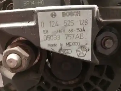 Second-hand car spare part alternator for dodge caliber 1.8 oem iam references 0124525128  