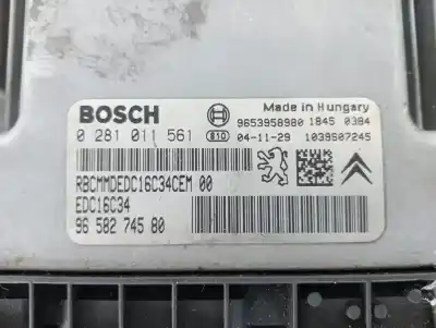 Pezzo di ricambio per auto di seconda mano centralina motore per citroen c5 2.0 hdi riferimenti oem iam 0281011561  