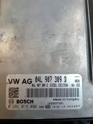 Peça sobressalente para automóvel em segunda mão Centralina De Motor Uce por SEAT LEON (5F1) CKF Referências OEM IAM 0281018498  