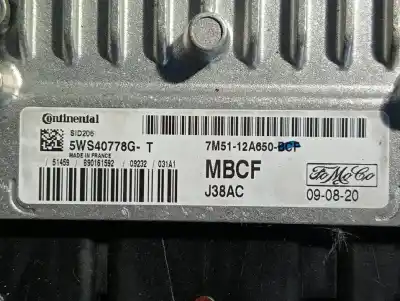 Pezzo di ricambio per auto di seconda mano Centralina Motore per FORD FOCUS BERLINA (CAP) Ambiente (D) Riferimenti OEM IAM 7M5112A650BCF  